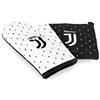 JUVE Set guanto da cucina, da forno, barbecue in cotone + più presina fc juventus ufficiale