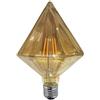 vetrine inrete Vetrineinrete® Lampadina led a filamento vintage retro e27 4 watt lampada decorativa ambra prisma 350 lumen P61