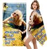 Custom Telo Mare Personalizzato Divertente con Foto Nome Asciugamano Mare Personalizzata Uomo Donna Estate Microfibra Asciugamani Personalizzati Leggero per Spiaggia Vacanza Viaggio Piscina Palestra Sport