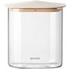 Guzzini Barattolo Rettangolare Fresh & Style 1.000 Ml Vetro Tappo Beige