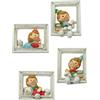 DLM Bomboniere DLM-A452 Bomboniere 24 utili Calamite magneti Burattino Pinocchio cm4x5 per Comunione Cresima Battesimo Nascita Compleanno Confettate Segnaposti