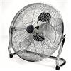 TrAdE Shop Traesio Ventilatore 3 Pale in Alluminio OSCILLANTE Diametro 40 CM 90W Stand in Metallo