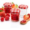 MC-Trend Set di 12 mini vasetti di marmellata 30ml con coperchio a vite a quadretti rossi - barattoli in vetro con guarnizione ermetica, perfetti per confetture, miele, spezie e idee fai-da-te