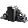 Grupo Erik Fermalibri per Mensole Draghi - Ferma Libri per Libreria | in Resina, Drago, Reggilibri Decorativo, 14,4 x 18 x 18,7 cm e 14,9 x 16,6 x 18,7 cm