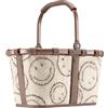 reisenthel cestino per la spesa Carrybag Smile Teddy Chocolate avorio