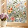 shinfly Pellicola per Vetri Finestre Decorativa, Pellicola Adesiva Vetri Elettrostatica 44.5x200cm, Vetrofanie per Finestre Anti UV Adatto per Ufficio Bagno Camera da Letto Soggiorno Cucina