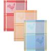 Betz set di 3 strofinacci - strofinacci da cucina - strofinacci per bicchieri in misto cotone e lino -50x70 cm-