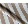 Generic Tessuto a righe Sofia, larghezza 4 cm, per tende, tappezzeria, decorazione per la casa, runner da tavola, cuscino, larghezza 140 cm, venduto al metro, beige e bianco