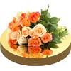 CEUQIESO 10 specchi rotondi dorati per decorazioni da tavolo, per matrimoni, compleanni, anniversari, feste, fai da te e decorazioni (30 cm)