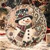 Catolsss Ciondolo natalizio con diamanti in acrilico, set fai da te con perline, decorazione da appendere fai da te, decorazione natalizia da appendere per finestre e albero di Natale (pupazzo di neve
