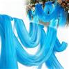LUPATDY Tessuto in tulle, decorazione per matrimoni, 3 x 1,6 m, tende per sfondo, velo, decorazione per feste, cerimonie, abiti, velo, velo per danza del velo, tulle (blu pietra preziosa)
