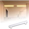 Maxled, Light is Led! Lampadina LED S14S 8W Equivalente a 60W 600LM Bianca Calda 2700K Lampadina LED Lineare Ø30mm x 300mm Angolo di Diffusione 180° Non Dimmerabile 230V PC