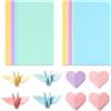 Daelesr 60 Fogli Cartoncini Colorati A4, 200g Carta Colorata in 10 Colori Macaron | Cartoncino A4, 200g/m² antistrappo, Ideale per origami e scuola, Pieghe perfette, per Lavoretti, Fai da Te, Origami