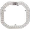 Silamp Lampada LED Circolare Piastra 50W con Fissaggio Magnetico Switch LD13-50W | Fissaggio Magnetico, Switch