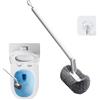 Generico Spazzola per il Water | Pulitore Compatto A Curva S | Spazzola Water per Bagno,per Bagno, Interno, Doccia, Pavimento, Piastrelle, Lavello da Cucina, Vasca, Casa,