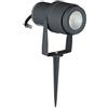 ENERGMiX Lampada da giardino a LED da 12 W, per esterni, da giardino, IP65, impermeabile, bianco neutro, 4000 K