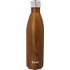 S'well Borraccia riutilizzabile in acciaio inox, 750 ml, in legno di teak, tripla isolata e a prova di perdite, per bevande calde e fredde fino a 48 ore fredde/24 ore calde