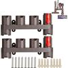 Aoonar porta accessori da parete 2 pezzi compatibile con Dyson Gen5, V15, V12, V11, V10, V8 e V7, organizer con 12 alloggiamenti per accessori aspirapolvere, viti e tasselli inclusi