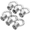 DIYEAH 6pezzi Anello Maglie Di Catena Sospeso Supporto Per Lampada Da Soffitto Gancio in Metallo Per Lampada Sospensione Supporto Per Rosone Da Soffitto Vintage Sospesa Femmina