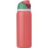 Owala FreeSip Borraccia termica in acciaio inox con cannuccia, per sport, viaggi e scuola, borraccia sportiva senza BPA, 907,2 g, campo di fragole