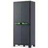 Keter Armadio alto keter moby in resina grafite 80x44x182 cm