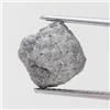 Sparkling Fancy Diamonds Grezzo Diamante 5.20ct 10.5mm Grigio Bianco Mix Color Naturale Forma Quadrata HD