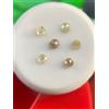 NATURAL ROSE CUT DIAMONDS 0,21 Ct 1,8 Mm 6 Pz Forma Rotonda Lotto Di Diamanti Naturali Per Regalo