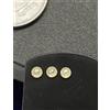 NATURAL ROSE CUT DIAMONDS 0,34 Cts 2,8 Mm Diamante Naturale Giallo Rotondo Taglio Portoghese Lotto/ 3 Pz