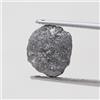 NATURAL ROSE CUT DIAMONDS Diamante Grezzo Naturale Irregolare 4.40TCW 9.5MM Grigio Non Tagliato