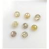 NATURAL ROSE CUT DIAMONDS 0.17ct 8 Pezzi Forma Rotonda Portamonete Naturale Diamante Sfuso per Valentine