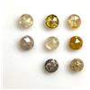 NATURAL ROSE CUT DIAMONDS 0,25 CT Diamante Naturale Taglio Rosa A Forma Rotonda Diamante Fancy Lotto