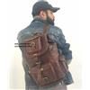 Fatto a mano 16" Zaino Vintage In Pelle Da Uomo Marrone Con 4 Tasche Rucksack Viaggio