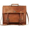 Fatto a mano Borsa A Spalla Da Uomo In Pelle Di Capra 18" Per Laptop Myer Aggiungi 4 Taglie
