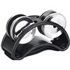 Alomejor 1 Pezzo di Strumento a Percussione con Tamburello a Pedale in Metallo Jingle Bell Accessori(Nero)