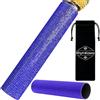 RhymKawa Custodia per microfono con strass per microfono wireless Shuer SM58, Beta58A, Beta87A, SM86, PG58, ricambio blu reale per feste, tour, programmi TV (microfono non incluso)