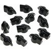 Kaish, manopole per amplificatore chitarra, confezione da 12, colore nero