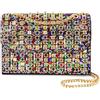 Bcautay Pochette da sera da donna, con strass, con catena rimovibile, per cocktail, balli, feste, matrimoni