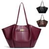 XingRuize Borsa Tote in Pelle da Donna, BorsaShopper da Donna, Tote Bag, Grande, Borsa a Spalla Capiente con Tracolla Rimovibile, per Università, Lavoro, Scuola, Shopping, Viaggi e Ufficio