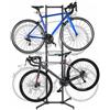 Relaxdays Portabiciclette autoportante, 4 bici, MTB, bici da corsa, nero | e-bike, HxLxP: 210x75x61 cm