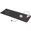Mi-Heat Tappeto riscaldante, 17/5, 35 x 110 cm, 100 Watt, nero/antracite, per riscaldamento a pavimento, per roulotte, camper, camper, camper, camper, 230 V