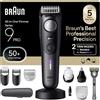 Braun Serie 9 PRO All-in-One Kit per la cura della barba e del corpo, da uomo, con rasoio Gillette Labs, AIO 9555