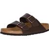 Birkenstock Arizona, Sandali unisex adulto, marrone (dark brown), 43 (stretta)