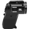 Cryfokt Videocamera 8K con Doppio Obiettivo, Videocamera | Videocamera in ABS con Trasferimento Al Telefono, Zoom Ottico 5x e Schermo 75MP con WiFi for Vlog Viaggio Ricordi