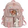 Generico Kawaii Backpack - Cute School Bag for Girls | Lightweight | Stylish kawaii design with durable construction. Spacious compartments for school Ëssentials. Perfect for daily use, travel,