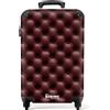NoBoringSuitcases.com NoBoringSuitcases© Valigia Bagaglio A Mano Trolley Da Viaggio Valigie Carry | 55x35x20 cm - On Leggere Aereo 4 Ruote Cabina Luggage Pelle - Motivo - Bordeaux