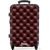 NoBoringSuitcases.com NoBoringSuitcases© Trolley Medio Valigia Media Rigida Da Viaggio Ruote | 67x43x25 cm - Valigie Leggere Stiva M Trolly Luggage Suitcase Leggerissimo Pelle - Motivo - Bordeaux