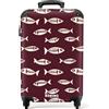 NoBoringSuitcases.com NoBoringSuitcases© Valigia Bagaglio A Mano Trolley Cabina Da Viaggio Rigido | 55x35x20 cm - Leggero Aereo 4 Ruote Luggage Carry On Pesci - Grafici - Motivo - Scuro