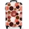 NoBoringSuitcases.com NoBoringSuitcases© Valigia Bagaglio A Mano Trolley Da Viaggio Valigie Carry | 55x35x20 cm - On Leggere Aereo 4 Ruote Cabina Luggage Cerchi - Moderni - Colorati