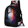 WECECE Zaino Scolastico Fox Bambini 8-12 Anni Zainetti Animal Fox Alunni Scuola Primaria Borsa Scolastica, per Studenti Resistente Moderno Scuola e Tempo Libero Backpack