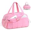Hoseay Borsone da Viaggio Grande Borsone Palestra Donna con Tracolla e Scomparto Borsa Sportiva Impermeabile Borse Weekend Leggero Borsa Ospedale Parto 24L Borse a Mano per Aereo Sport, Rosa